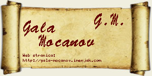Gala Mocanov vizit kartica